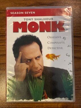 Monk Season Seven DVD - White & Red Cover
